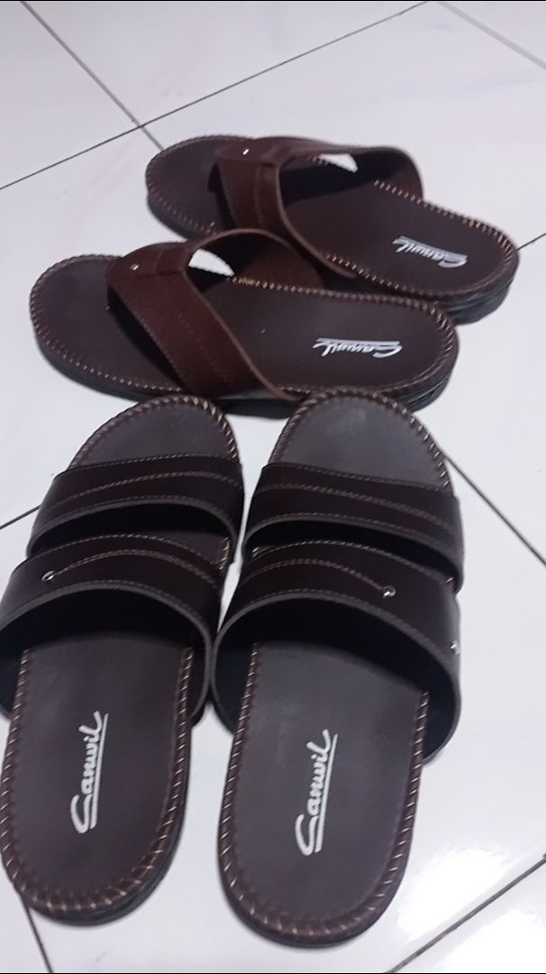 PROMO Buy 1 Get 1 Sandal Pria Kulit Kasual - Foto ulasan pembeli