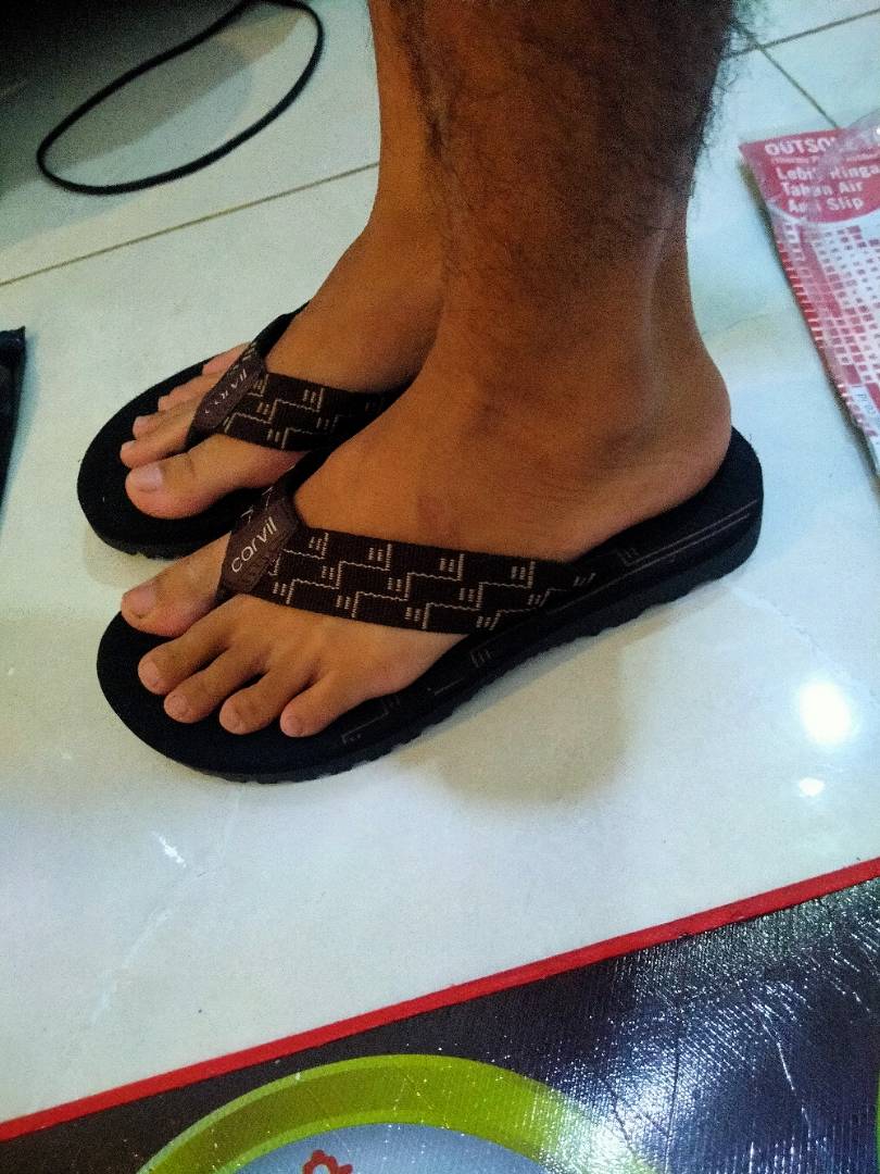 PROMO Sandal Jepit Carvil Pria Original 31-44 - foto 6 dari 10, watikartini15