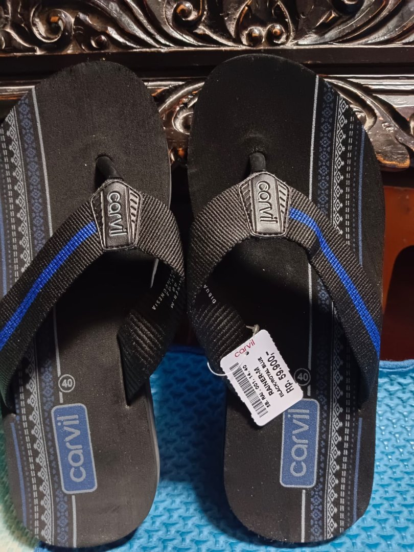 Foto ulasan pembeli n*****i, varian HITAM COKLAT,40