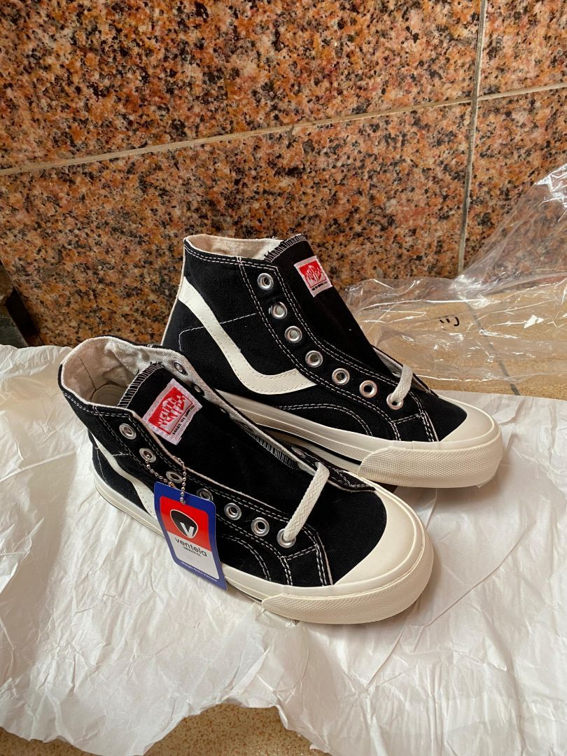 Promo!! Sepatu Ventela Publik High Black Natural Sepatu Casual Pria Wanita Shoes - Foto ulasan pembeli