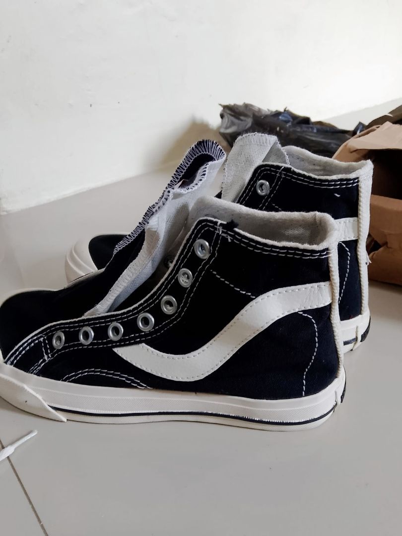 Promo!! Sepatu Ventela Publik High Black Natural Sepatu Casual Pria Wanita Shoes - Foto ulasan pembeli