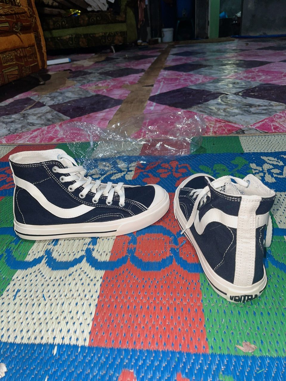 Promo!! Sepatu Ventela Publik High Black Natural Sepatu Casual Pria Wanita Shoes - Foto ulasan pembeli