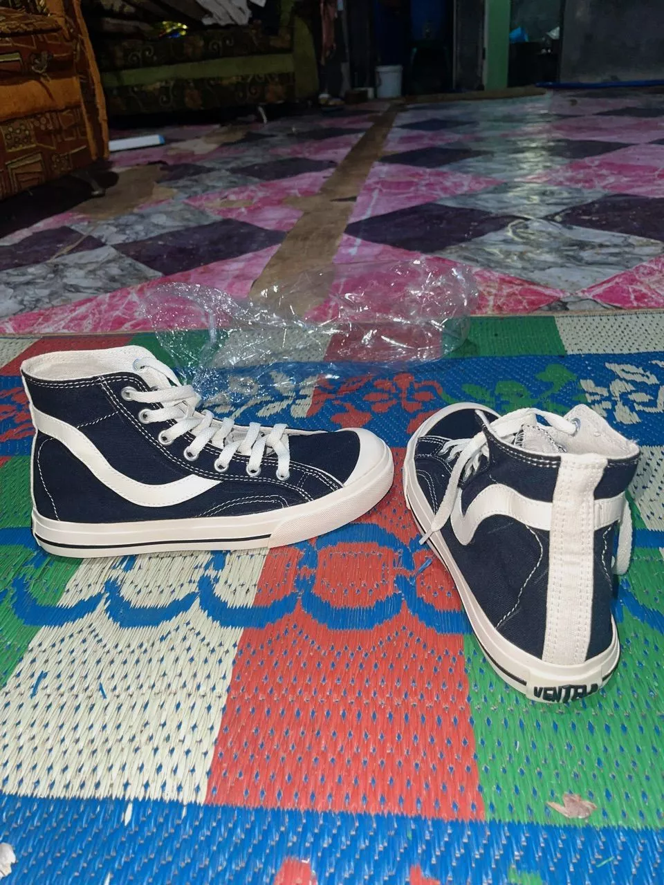 Promo!! Sepatu Ventela Publik High Black Natural Sepatu Casual Pria Wanita Shoes - Foto ulasan pembeli