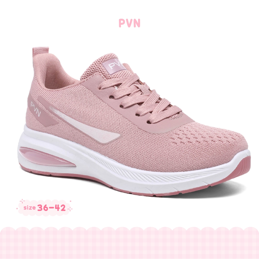 PVN Taeri Sepatu Sneakers Olahraga Wanita Sport Shoes Pink Blue Grey 265 - foto 1 dari 10