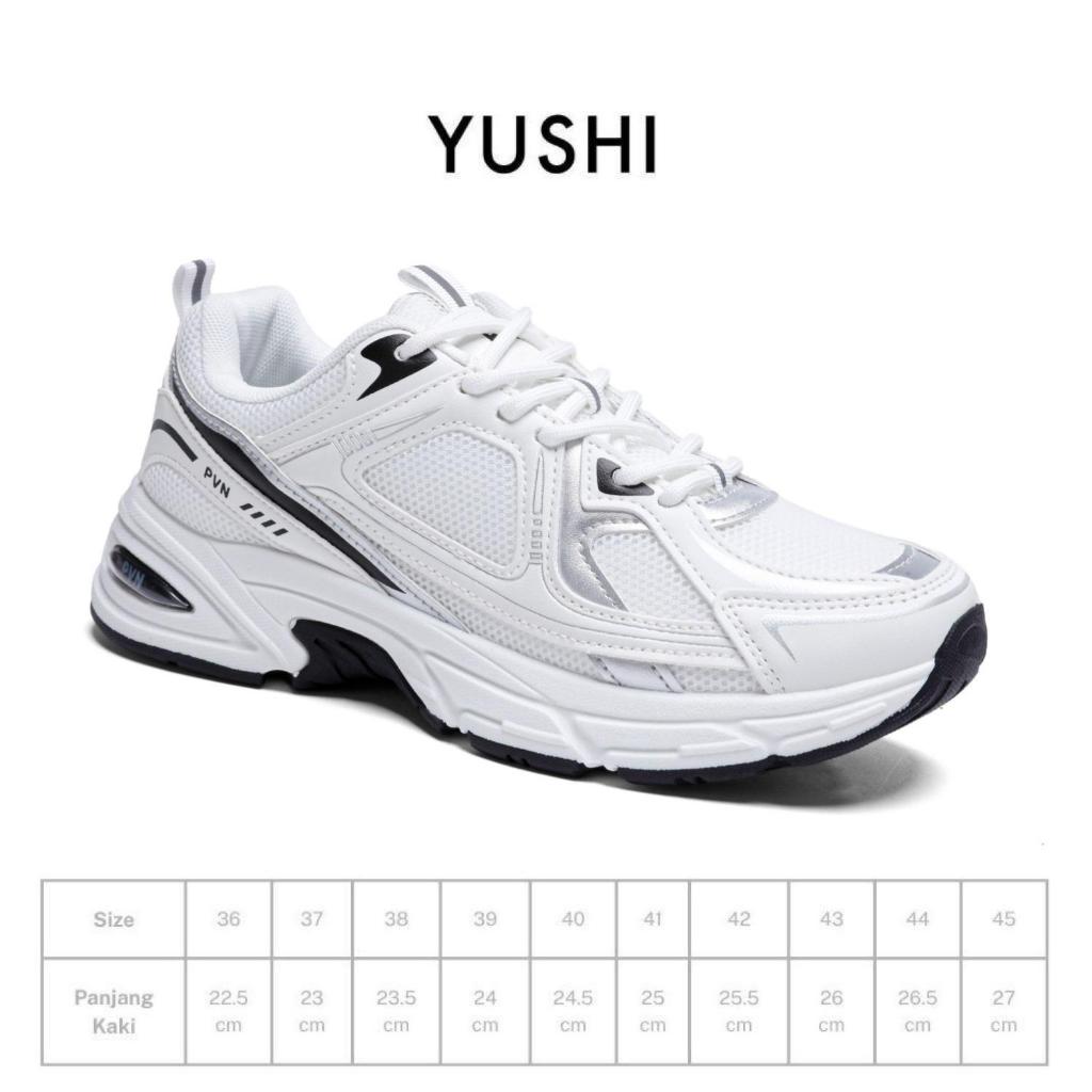 PVN Yushi Sepatu Sneakers Wanita Sport Shoes Pink Grey Cream 338 - foto 8 dari 10, delimaekarizkianti