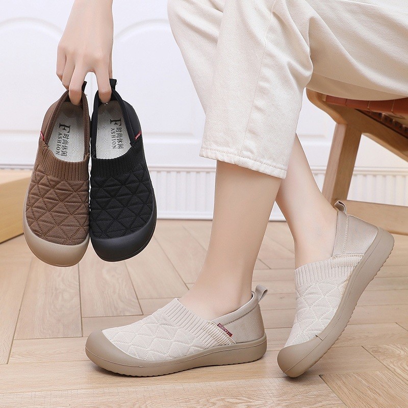 RAV Sepatu Slip On Wanita Casual Import Flat - foto 1 dari 10