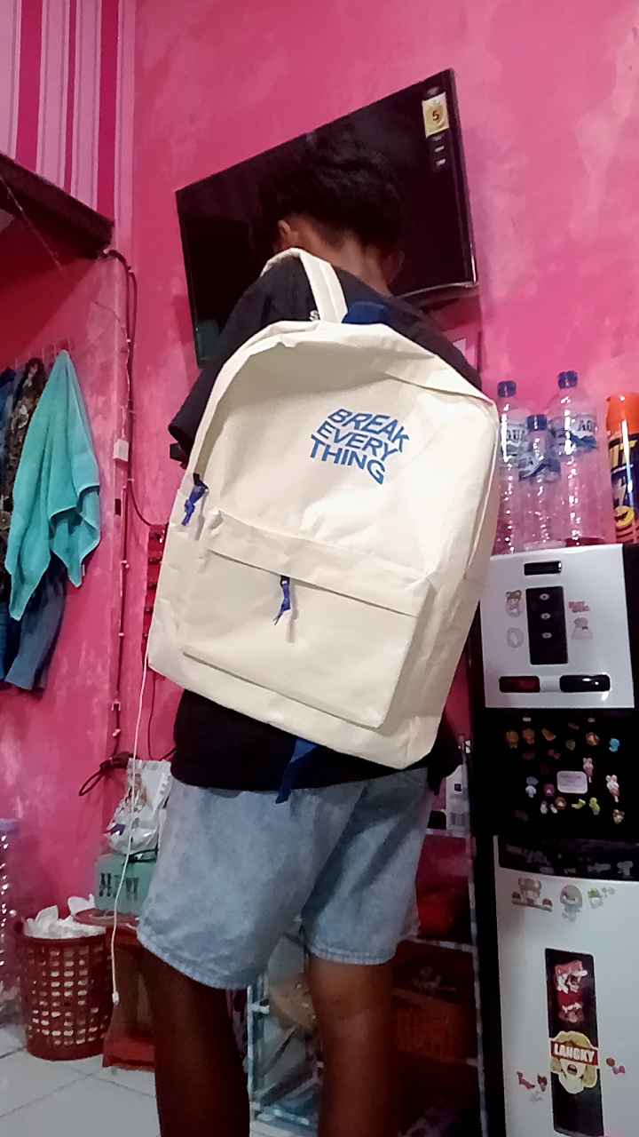 Ransel Sekolah Hitam Tas Laptop Max 15 Incn - foto 5 dari 10, rafaner
