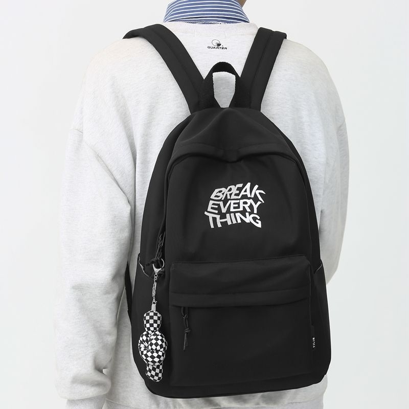 Ransel Sekolah Hitam Tas Laptop Max 15 Incn