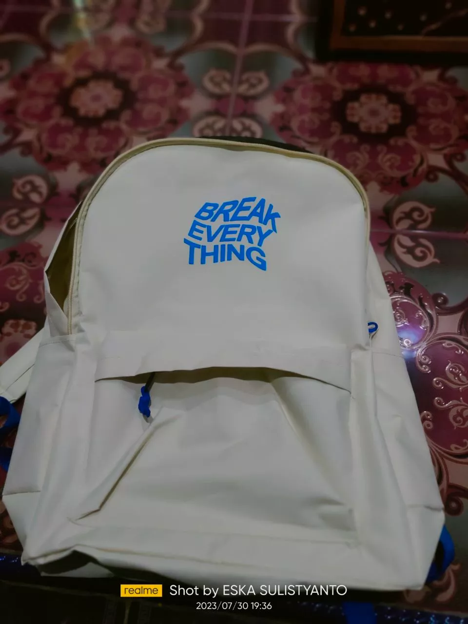 Ransel Sekolah Hitam Tas Laptop Max 15 Incn - Foto ulasan pembeli