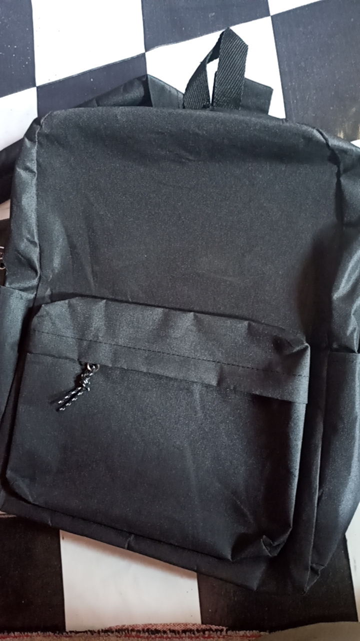 Ransel Sekolah Hitam Tas Laptop Max 15 Incn - Foto ulasan pembeli