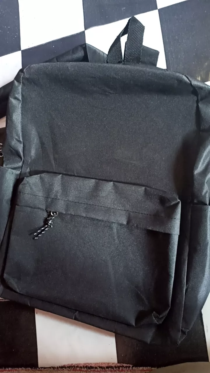 Ransel Sekolah Hitam Tas Laptop Max 15 Incn - Foto ulasan pembeli