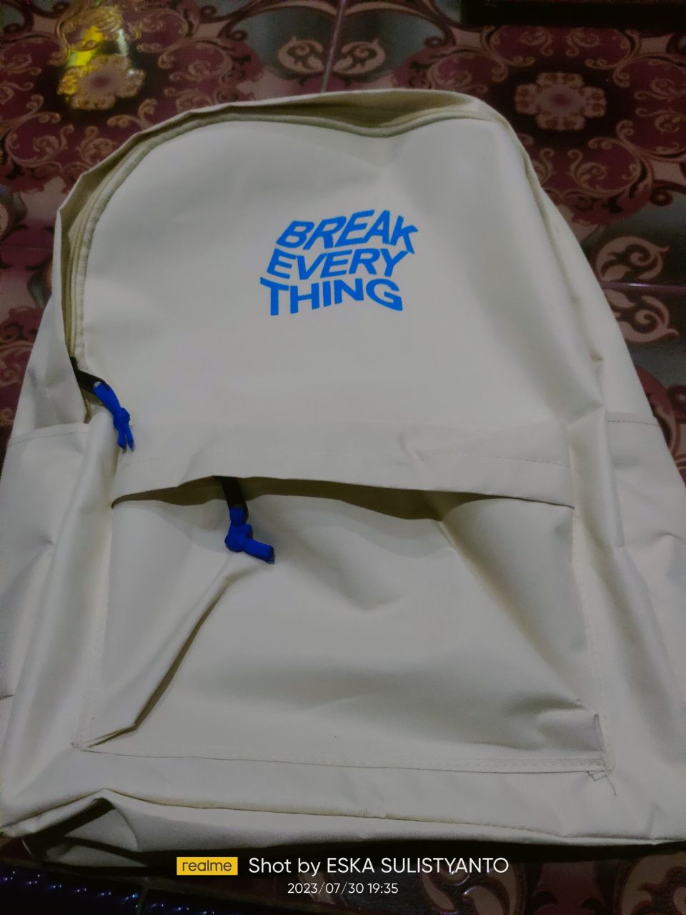 Ransel Sekolah Hitam Tas Laptop Max 15 Incn - Foto ulasan pembeli