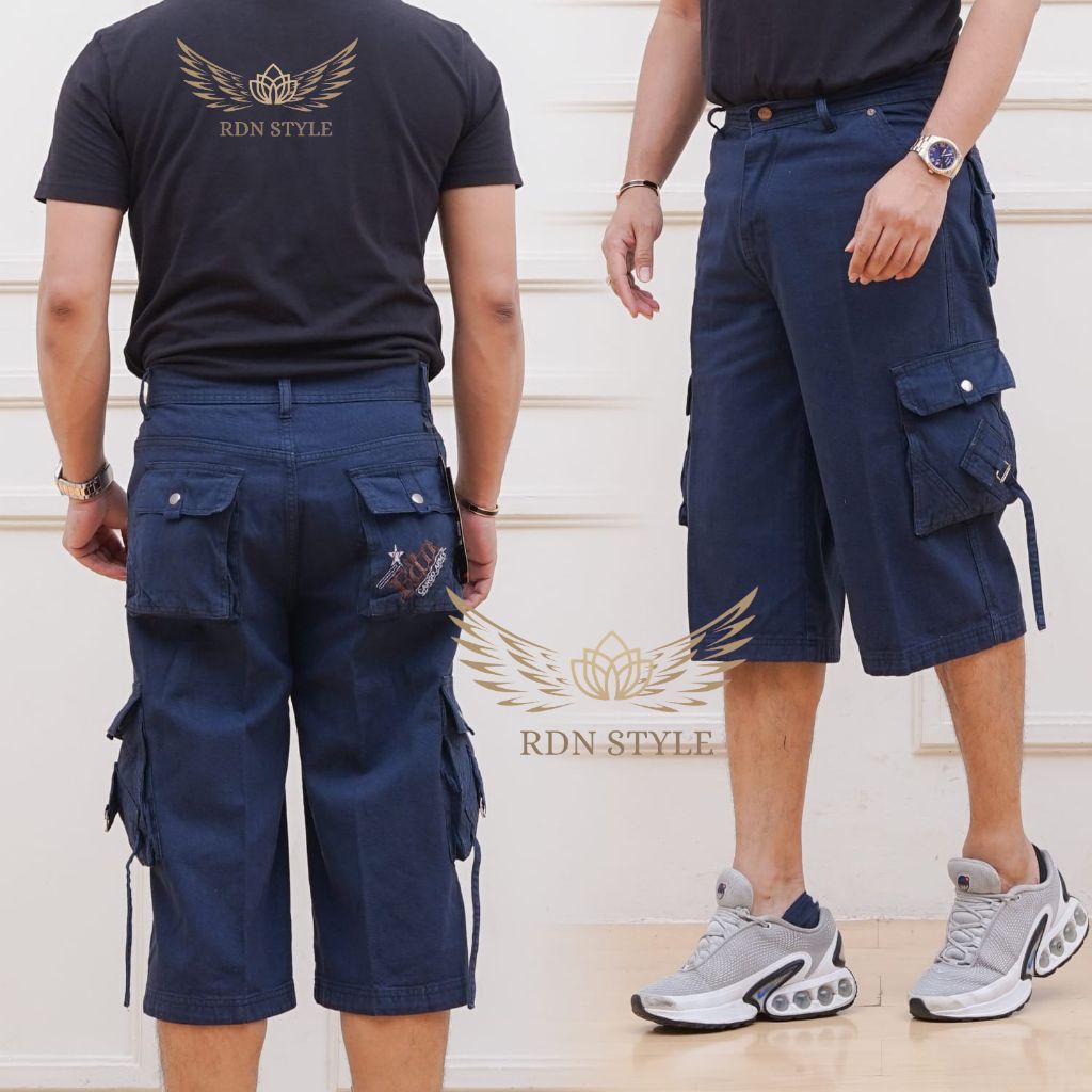 RDN STYLE Celana Cargo Pendek Semi Jeans 27-38 - foto 3 dari 10, wxgcxdu8uc