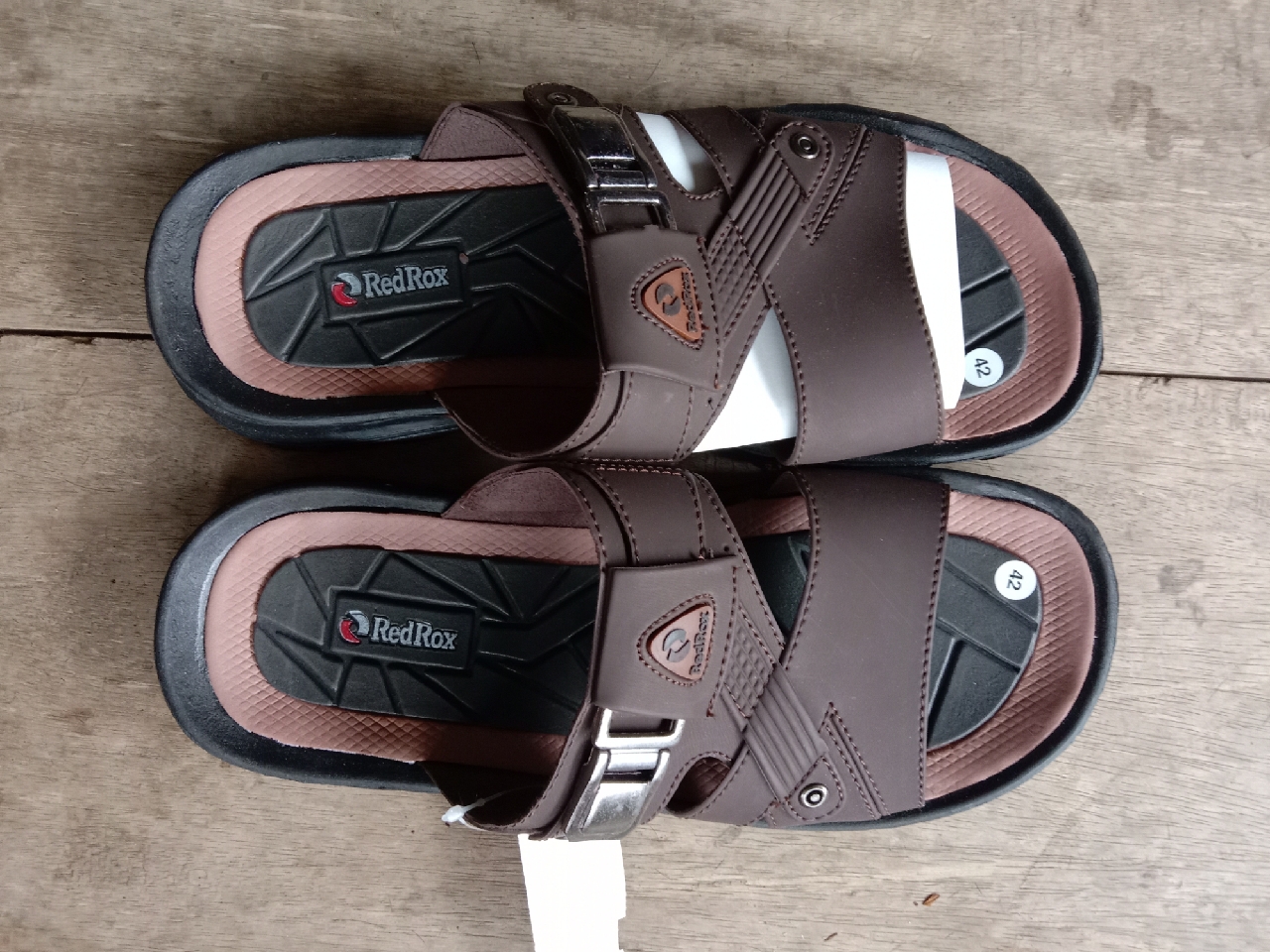RedRox Sandal Pria Slop Kulit Terbaru Greeks - Vort 02 - foto 6 dari 10, yatimu1111
