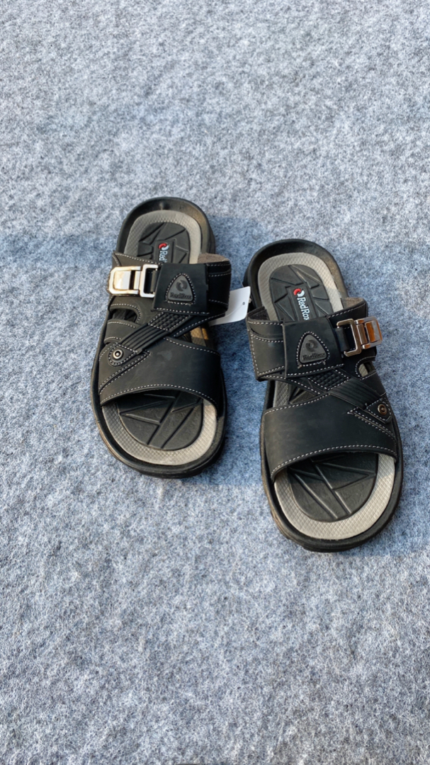 RedRox Sandal Pria Slop Kulit Terbaru Greeks - Vort 02 - Foto ulasan pembeli