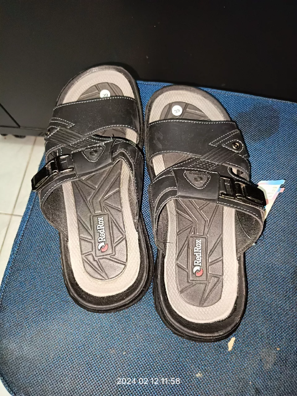 RedRox Sandal Pria Slop Kulit Terbaru Greeks - Vort 02 - Foto ulasan pembeli