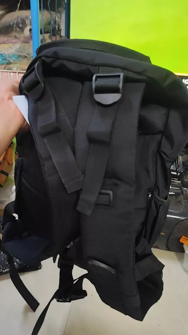 REFRESOP Original PX417 Tas Ransel Pria Daily Backpack Tactical Army - Hitam - Foto ulasan pembeli