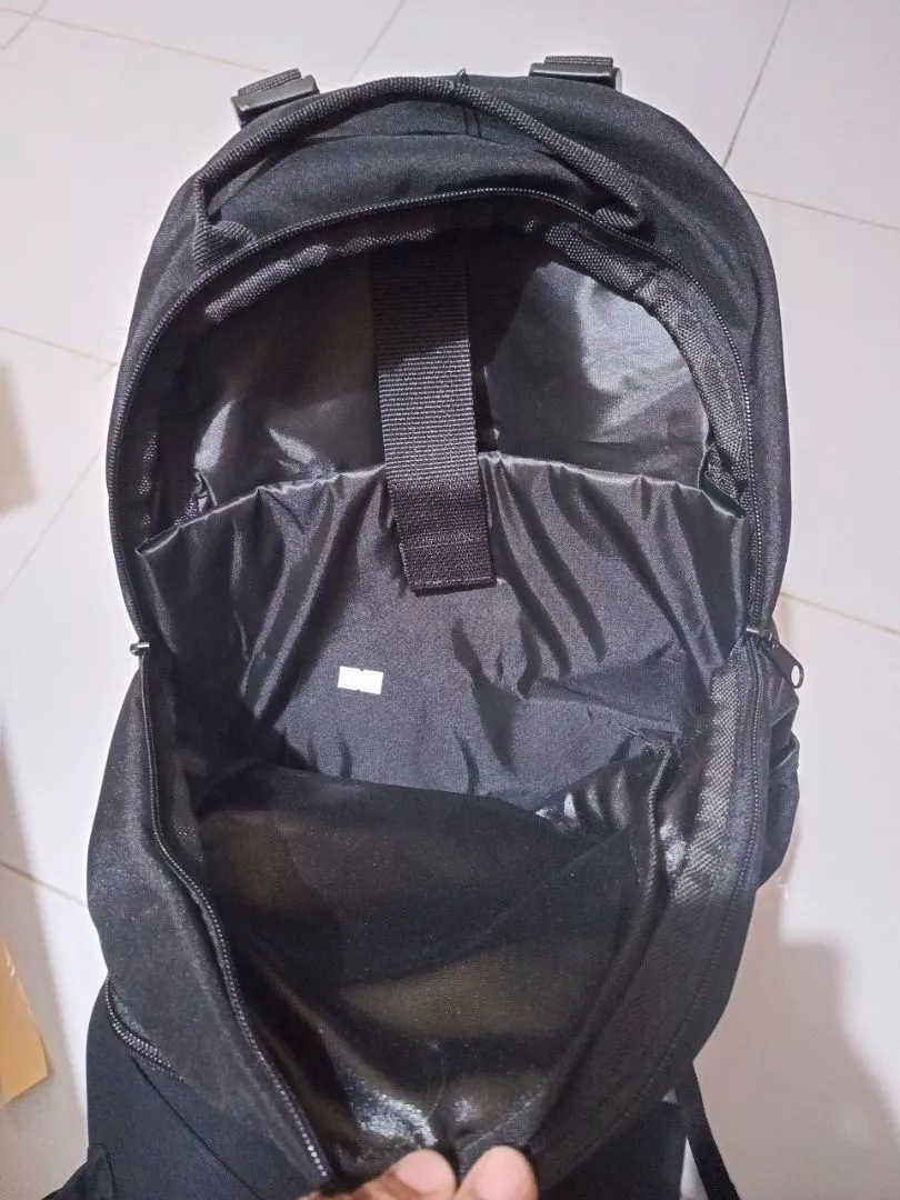 REFRESOP Original PX417 Tas Ransel Pria Daily Backpack Tactical Army - Hitam - Foto ulasan pembeli