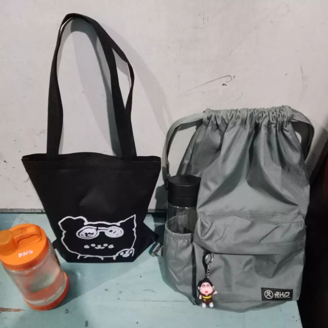 RHID - Tas Serut Stringbag Gendong Multifungsi Anti Air - Foto ulasan pembeli