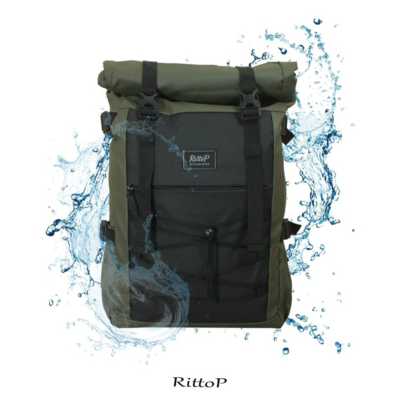 Rittop Ransel Backpack Pria Wanita Waterproof 45L