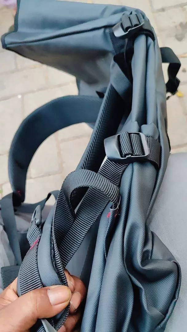 Rittop Ransel Backpack Pria Wanita Waterproof 45L - Foto ulasan pembeli