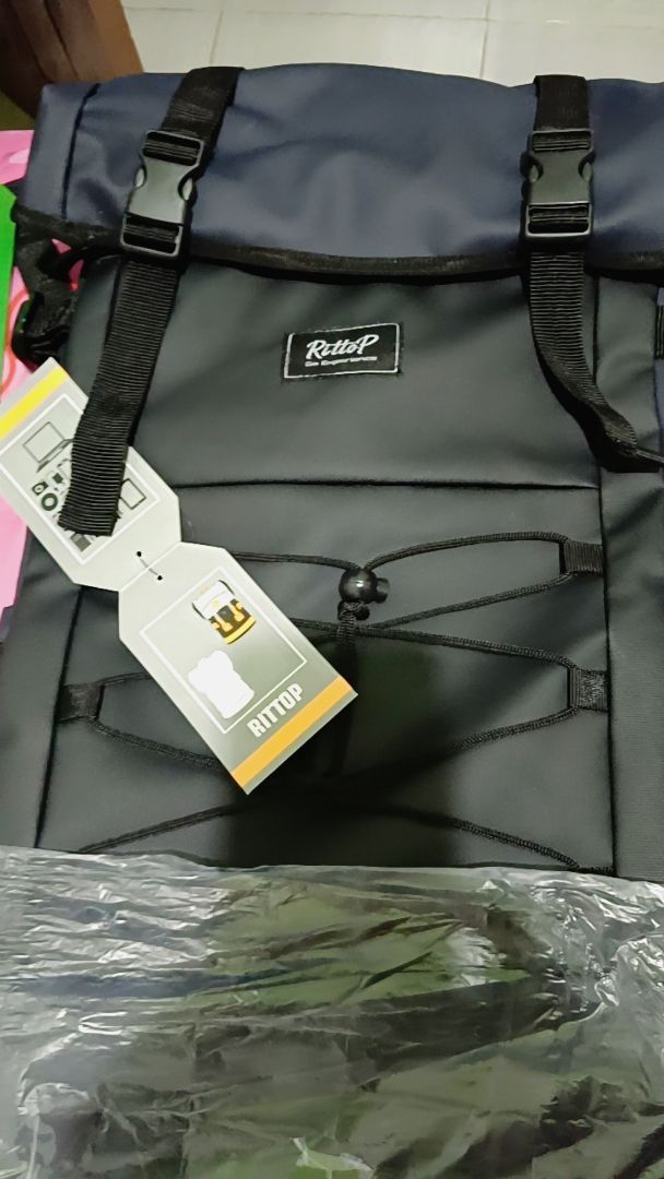 Rittop Ransel Backpack Pria Wanita Waterproof 45L - Foto ulasan pembeli