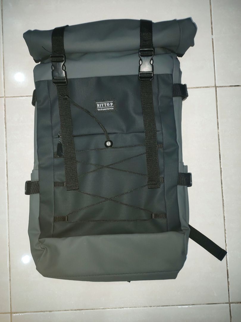 Rittop Ransel Backpack Pria Wanita Waterproof 45L - Foto ulasan pembeli