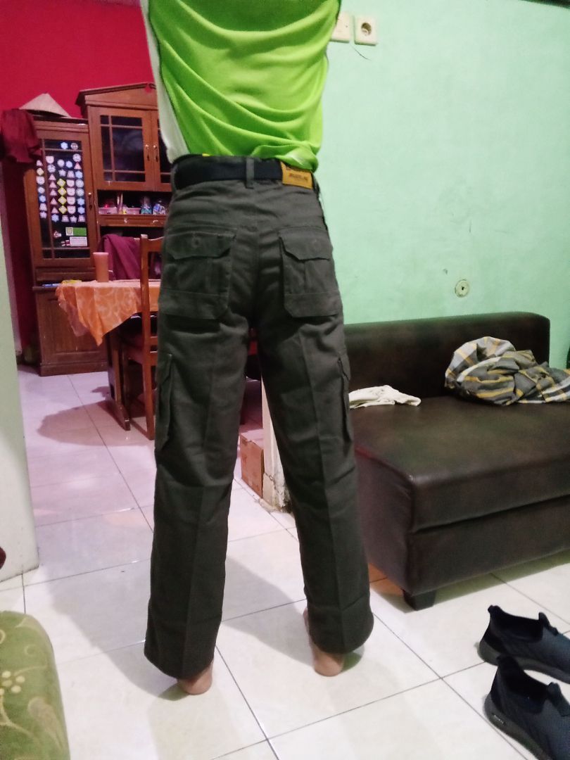 RIVERLINE19 -Celana Cargo Panjang Pria Dewasa -loose fitt Reguler Premium - Foto ulasan pembeli