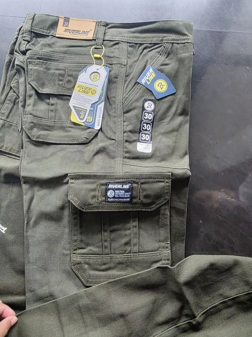 RIVERLINE19 -Celana Cargo Panjang Pria Dewasa -loose fitt Reguler Premium - Foto ulasan pembeli