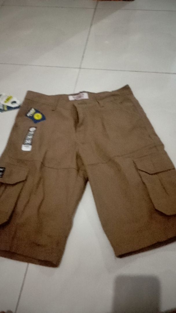 Riverline19 Celana Cargo Pendek Pria Abu Tua - foto 6 dari 10, kokohyau77