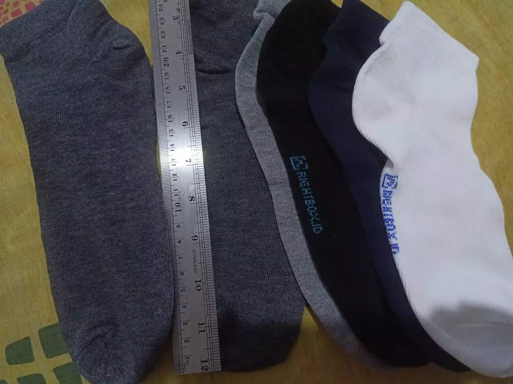 Rightbox BIG SIZE Kaos Kaki Jumbo Pria, Pendek Semata Kaki, Ukuran Besar, Bisa Digunakan Untuk Size 46 s/d 48 - Foto ulasan pembeli