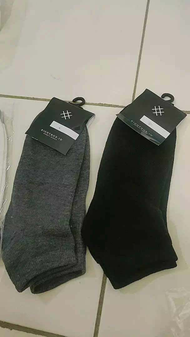 Rightbox BIG SIZE Kaos Kaki Jumbo Pria, Pendek Semata Kaki, Ukuran Besar, Bisa Digunakan Untuk Size 46 s/d 48 - Foto ulasan pembeli