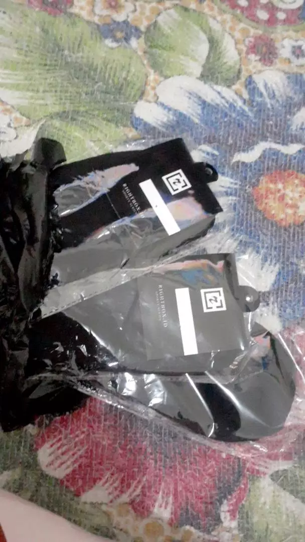 Rightbox BIG SIZE Kaos Kaki Jumbo Pria, Pendek Semata Kaki, Ukuran Besar, Bisa Digunakan Untuk Size 46 s/d 48 - Foto ulasan pembeli