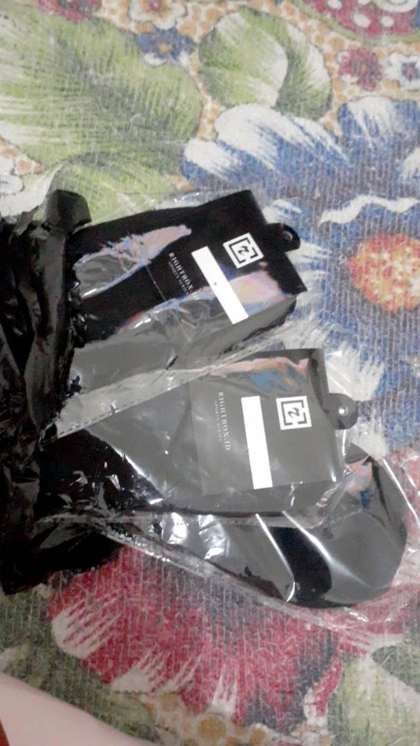 Rightbox BIG SIZE Kaos Kaki Jumbo Pria, Pendek Semata Kaki, Ukuran Besar, Bisa Digunakan Untuk Size 46 s/d 48 - Foto ulasan pembeli