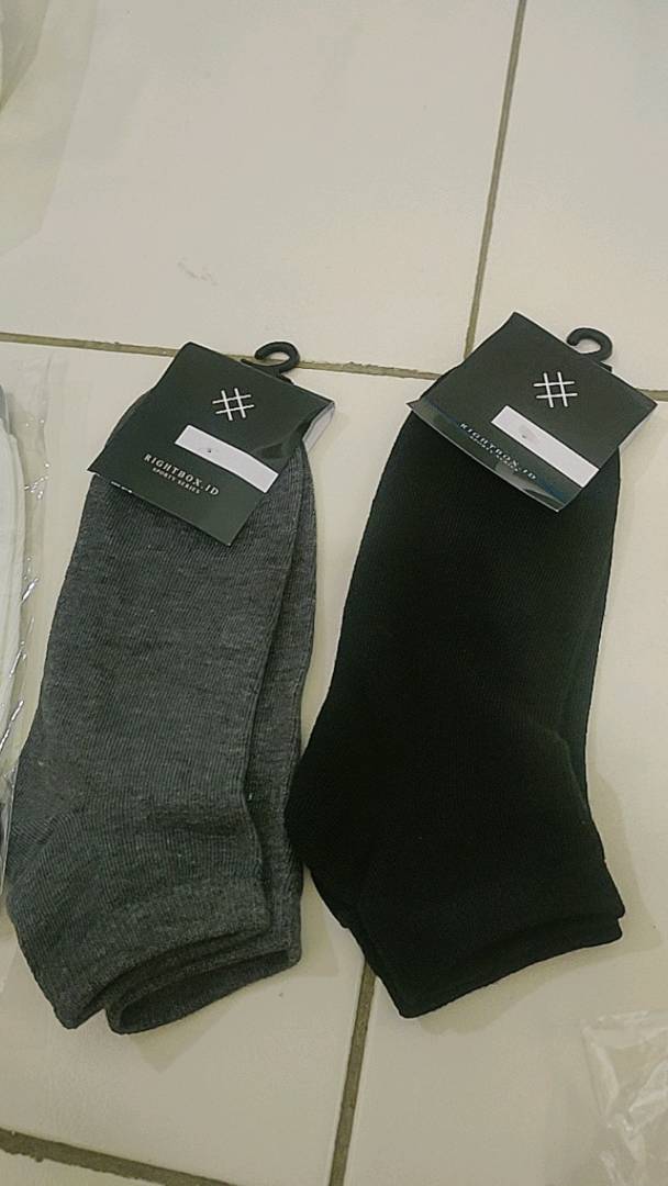 Rightbox BIG SIZE Kaos Kaki Jumbo Pria, Pendek Semata Kaki, Ukuran Besar, Bisa Digunakan Untuk Size 46 s/d 48 - Foto ulasan pembeli
