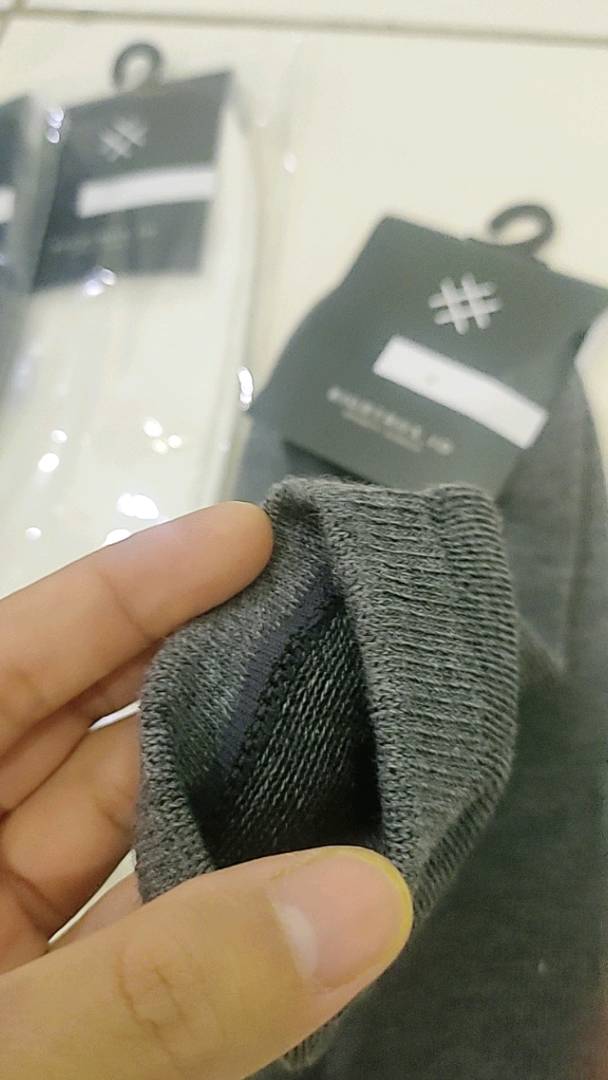 Rightbox BIG SIZE Kaos Kaki Jumbo Pria, Pendek Semata Kaki, Ukuran Besar, Bisa Digunakan Untuk Size 46 s/d 48 - Foto ulasan pembeli