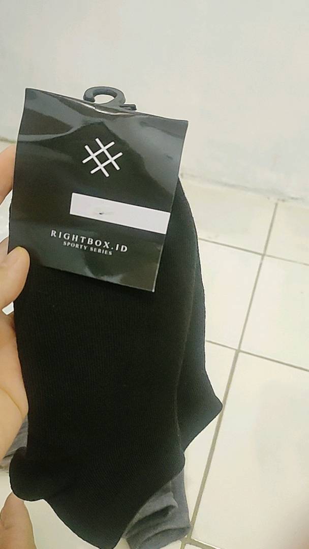 Rightbox BIG SIZE Kaos Kaki Jumbo Pria, Pendek Semata Kaki, Ukuran Besar, Bisa Digunakan Untuk Size 46 s/d 48 - Foto ulasan pembeli