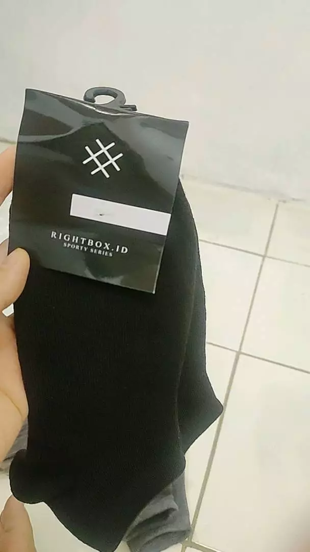 Rightbox BIG SIZE Kaos Kaki Jumbo Pria, Pendek Semata Kaki, Ukuran Besar, Bisa Digunakan Untuk Size 46 s/d 48 - Foto ulasan pembeli