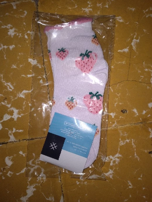 Rightbox, Kaos Kaki Kerja Pria Pendek Setengah Betis Motif Minimalis - Foto ulasan pembeli