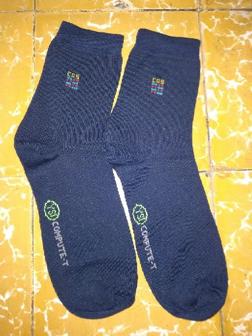 Rightbox, Kaos Kaki Kerja Pria Pendek Setengah Betis Motif Minimalis - Foto ulasan pembeli