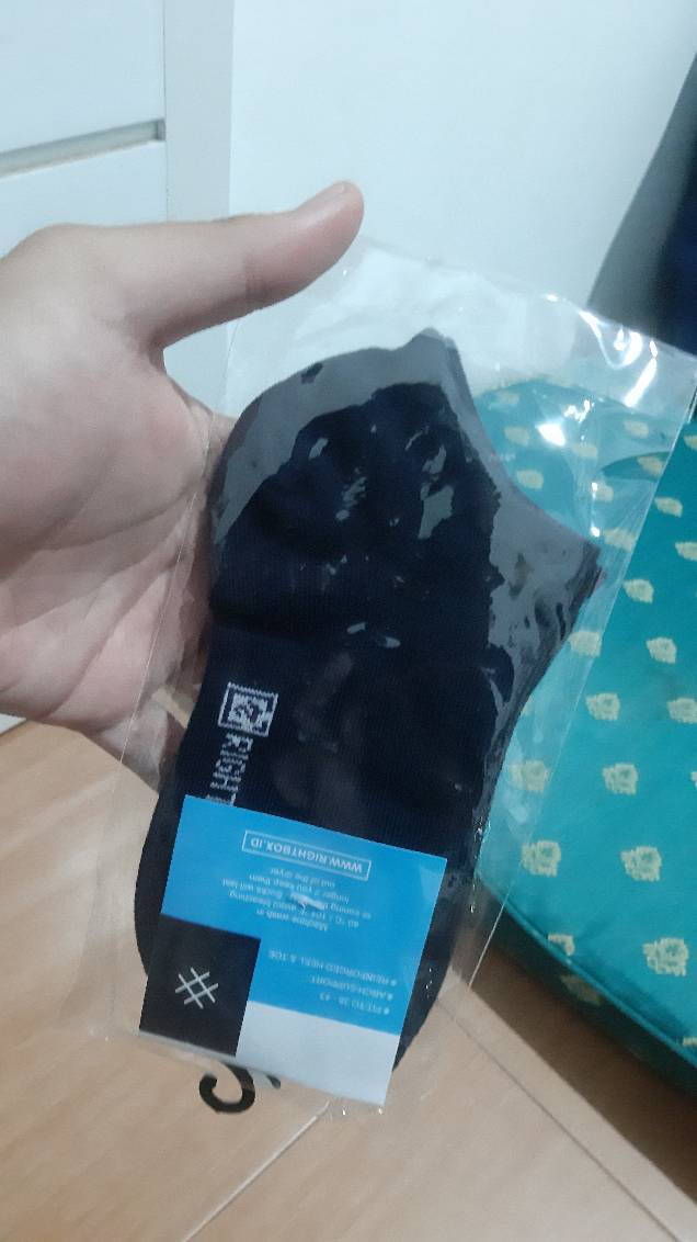 RIGHTBOX ID - Kaos Kaki Pendek Polos Semata Kaki Ankle Socks Premium Pria Wanita Dewasa Fit 37 -43 - Foto ulasan pembeli