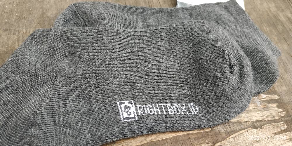 RIGHTBOX ID - Kaos Kaki Pendek Polos Semata Kaki Ankle Socks Premium Pria Wanita Dewasa Fit 37 -43 - Foto ulasan pembeli