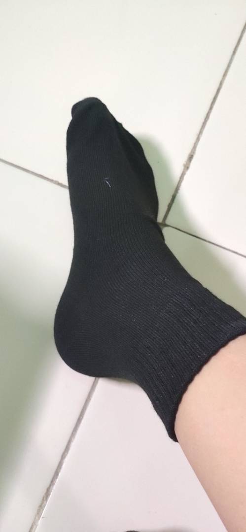 RIGHTBOX ID - Kaos Kaki Pendek Polos Semata Kaki Ankle Socks Premium Pria Wanita Dewasa Fit 37 -43 - Foto ulasan pembeli