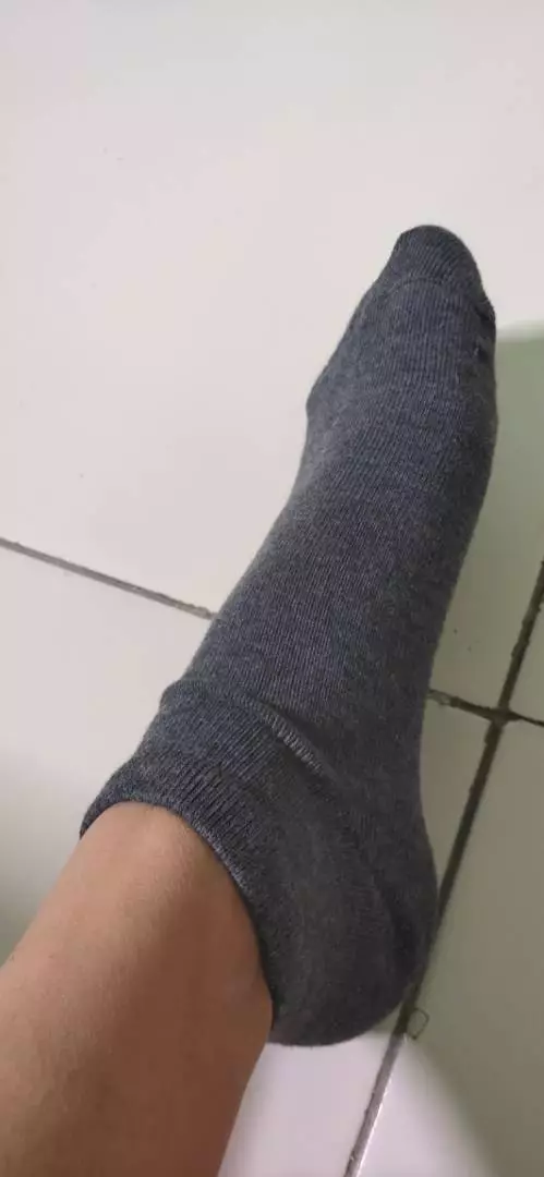 RIGHTBOX ID - Kaos Kaki Pendek Polos Semata Kaki Ankle Socks Premium Pria Wanita Dewasa Fit 37 -43 - Foto ulasan pembeli
