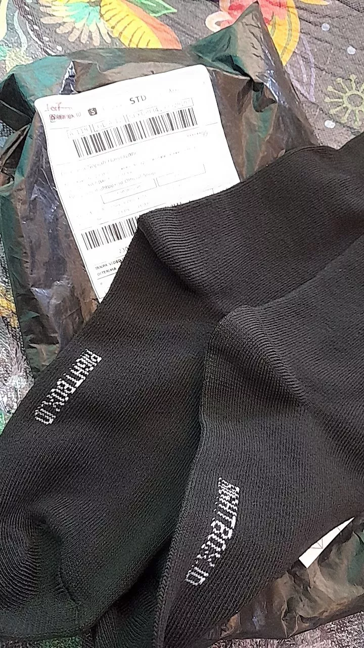 Rightbox ID, Kaos Kaki Pria, Kantor Polos, Pendek Setengah Betis, One Size Dewasa - Foto ulasan pembeli