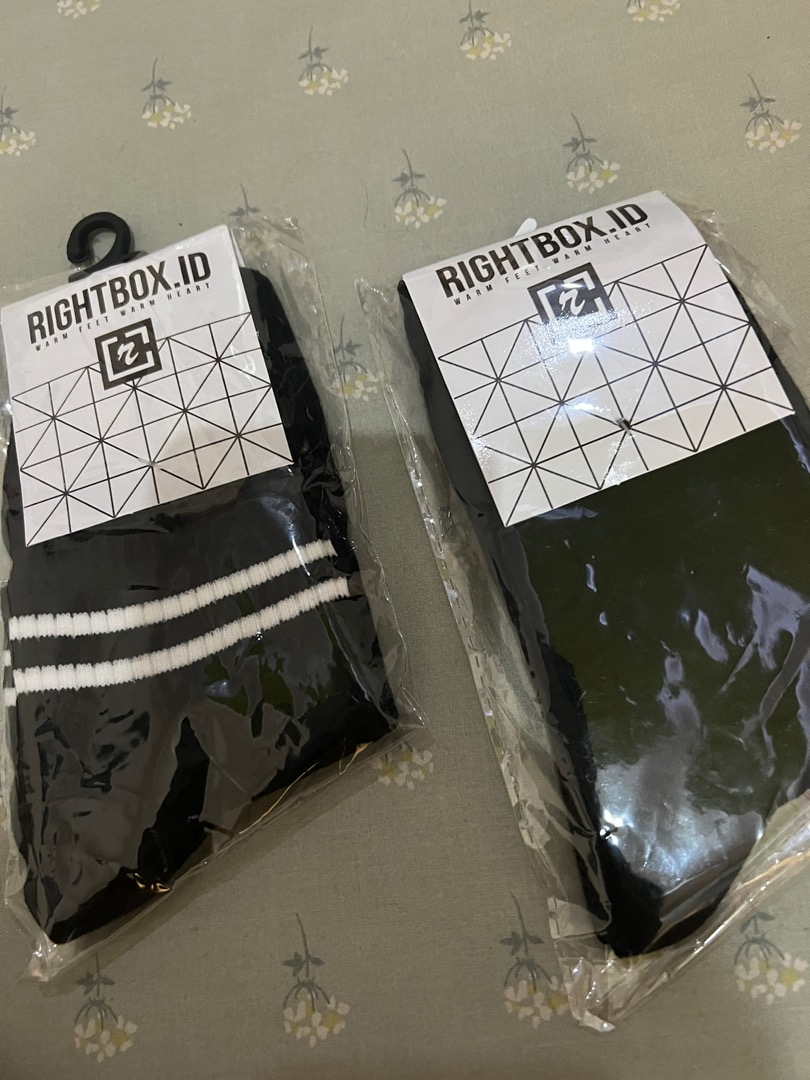 Rightbox ID, Kaos Kaki Pria, Kantor Polos, Pendek Setengah Betis, One Size Dewasa - Foto ulasan pembeli
