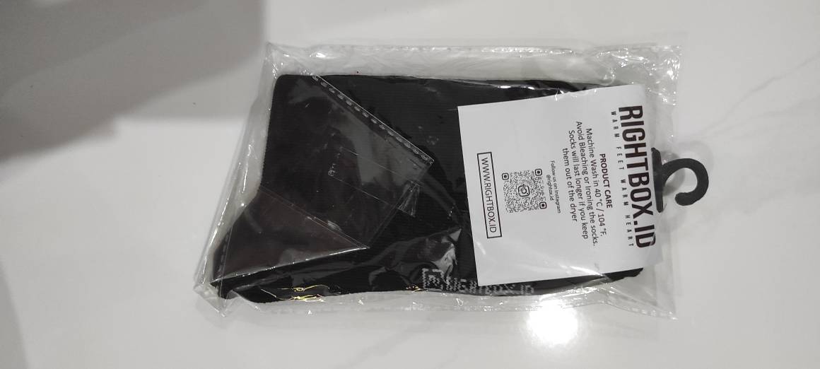Rightbox ID, Kaos Kaki Pria, Kantor Polos, Pendek Setengah Betis, One Size Dewasa - Foto ulasan pembeli