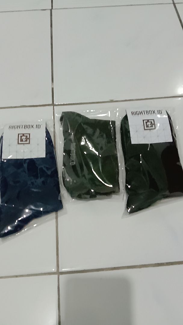 Rightbox ID, Kaos Kaki Pria, Kantor Polos, Pendek Setengah Betis, One Size Dewasa - Foto ulasan pembeli
