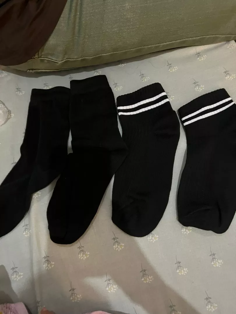 Rightbox ID, Kaos Kaki Pria, Kantor Polos, Pendek Setengah Betis, One Size Dewasa - Foto ulasan pembeli