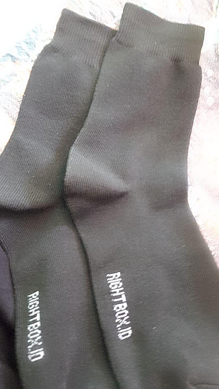 Rightbox ID, Kaos Kaki Pria, Kantor Polos, Pendek Setengah Betis, One Size Dewasa - Foto ulasan pembeli